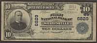 Sharpsville, PA, 1st National Bank, Ch.#6829, 1902PB $10, 9011